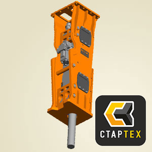 Гидромолот NPK E201 для мини-экскаватора, мини-погрузчика