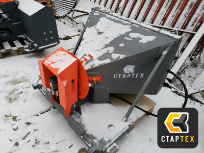 Пескоразбрасыватель 0,3 куб. м (300 л) для мини-погрузчика