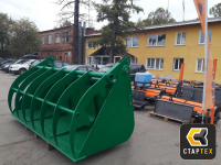 Ковш 2,5м3 с прижимом для фронтального погрузчика до 15т
