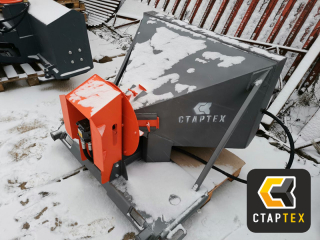 Пескоразбрасыватель 0,3 куб. м (300 л) для мини-погрузчика