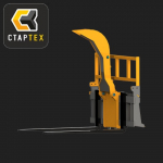 Прижим гидравлический на паллетные вилы для мини-погрузчика