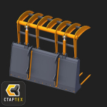 Вилочный захват г/п 3т для фронтального погрузчика
